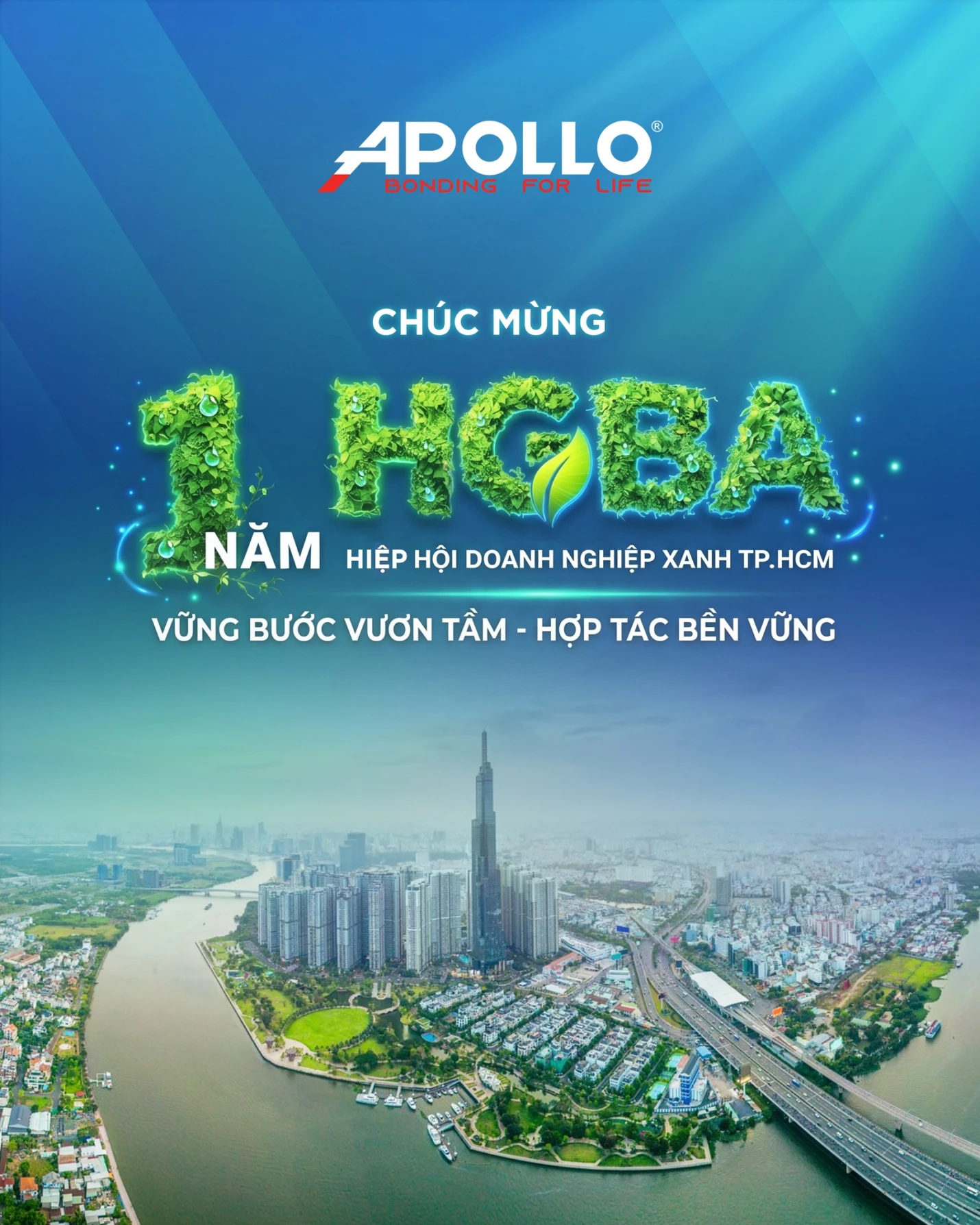 Apollo chúc mừng HGBA 1 năm thành lập, đồng hành doanh nghiệp hướng tới phát triển bền vững